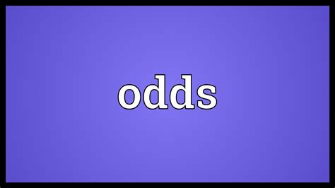 odds meaning in tagalog|odd .